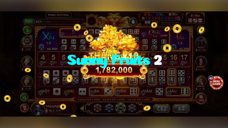 Sunny Fruits 2 casino presented on mobile device in Pakistan with slots and live games